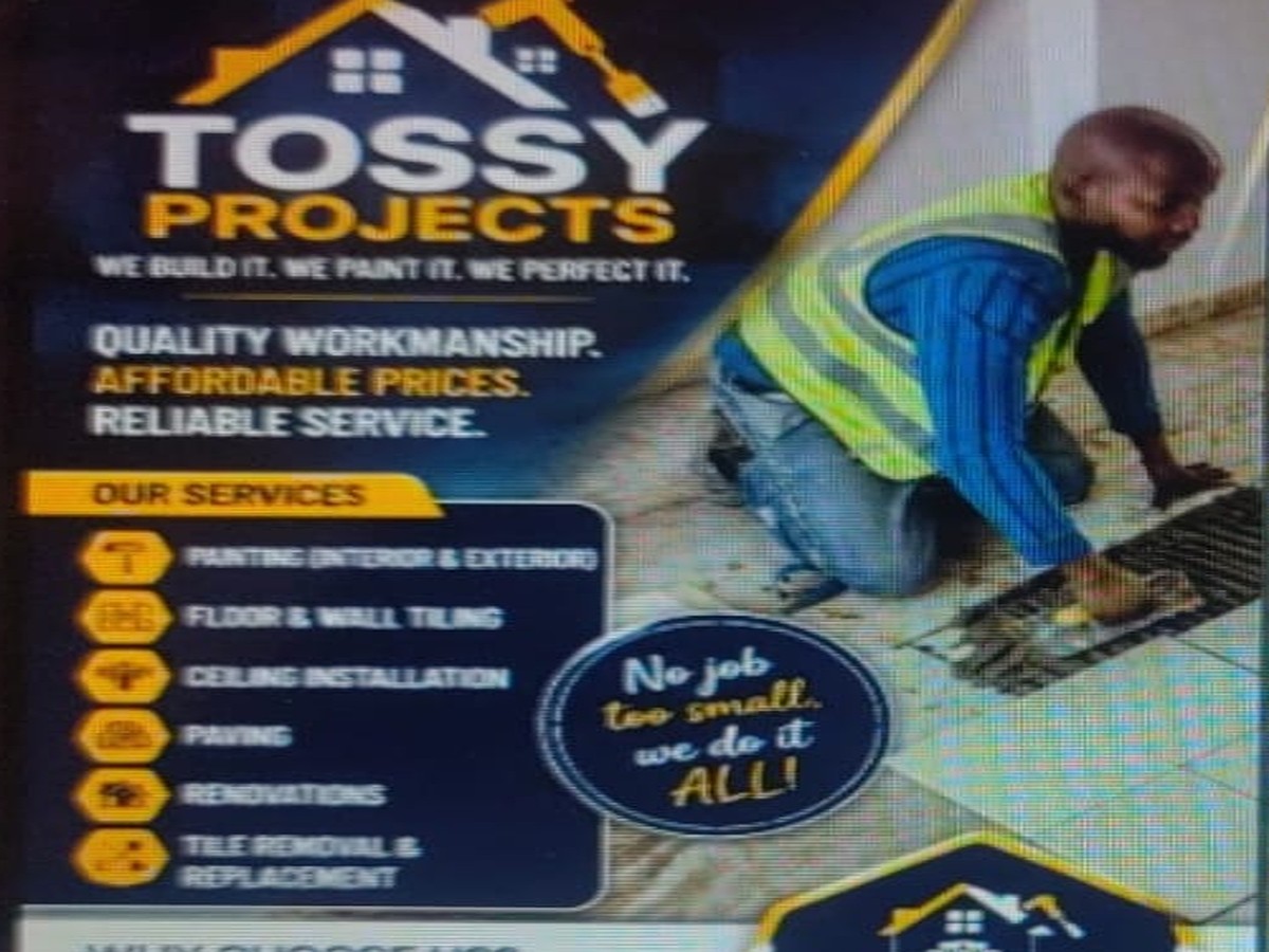 Tossy Projects worker on site